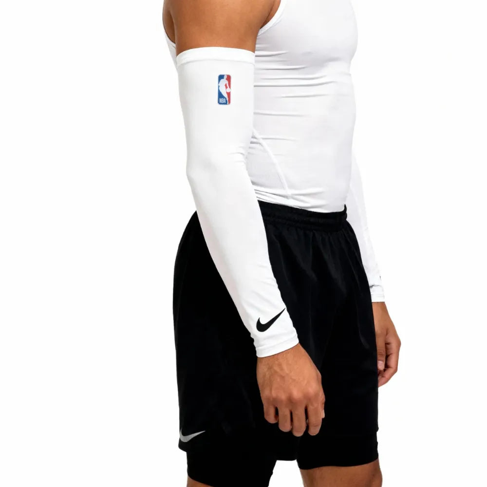 Elite Pro White Compression Shooting Sleeve