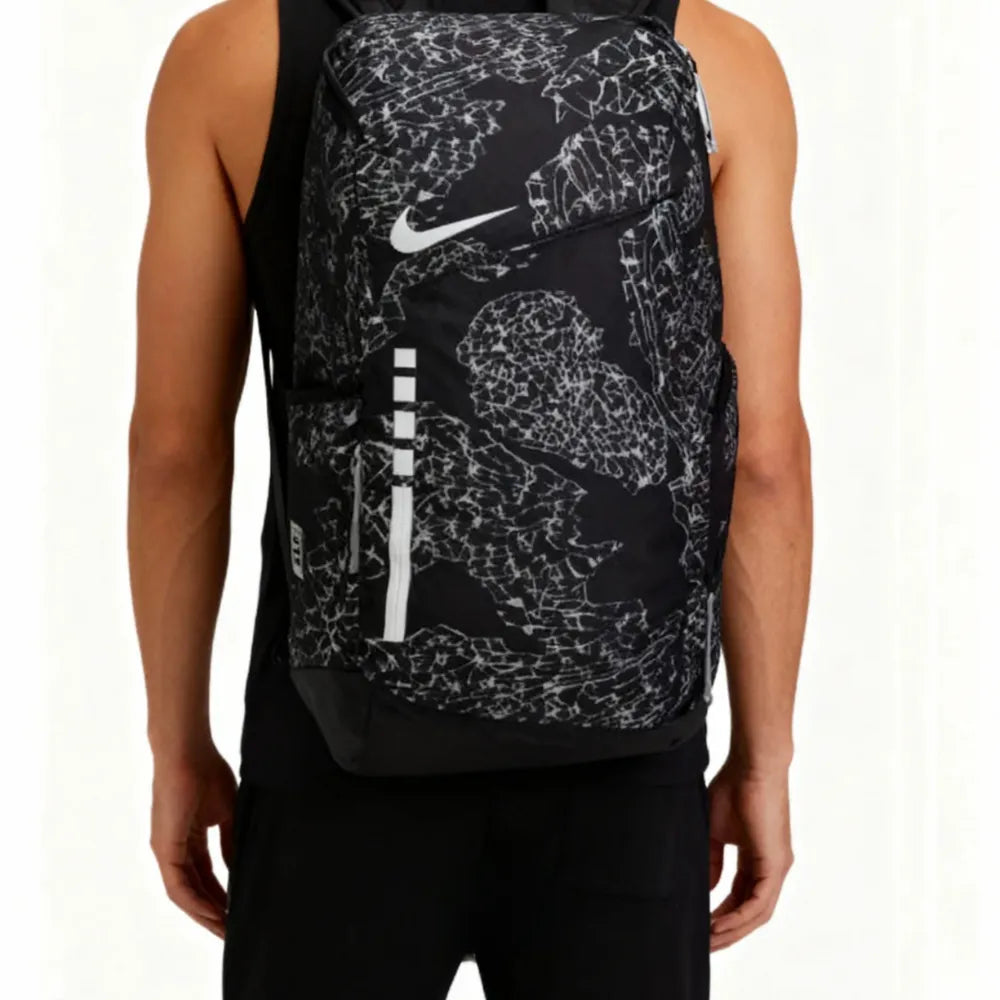 Elite Backpack Black White