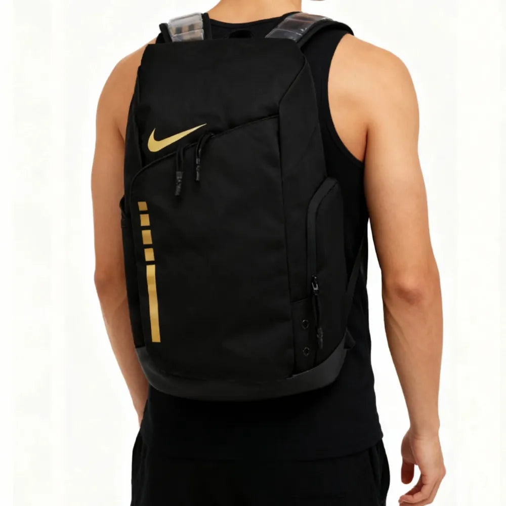 Elite Backpack Black Gold