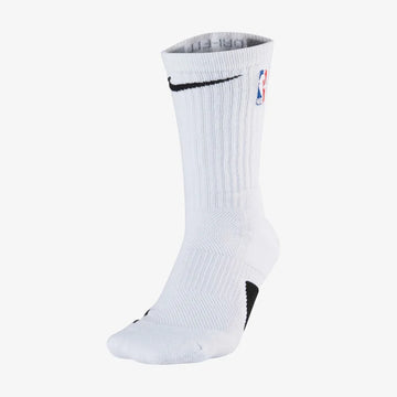 Elite Pro Grip Crew Socks – White