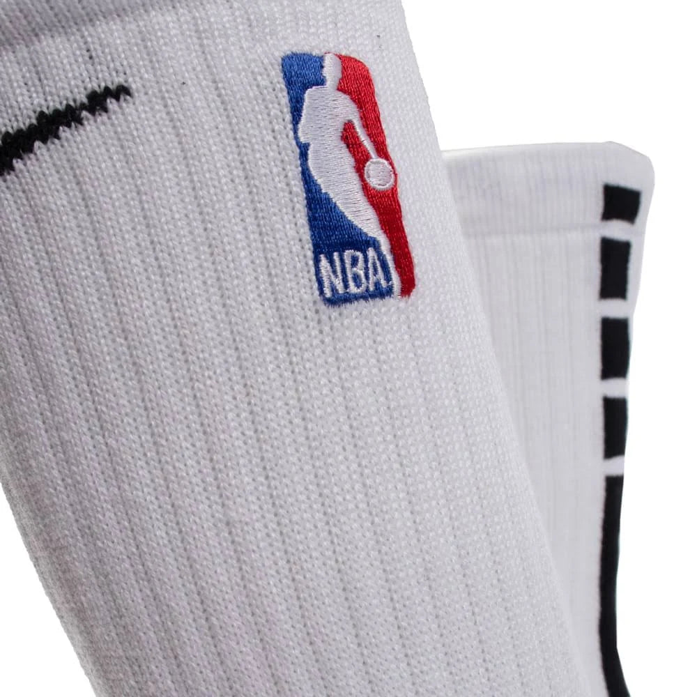 Elite Pro Grip Crew Socks – White