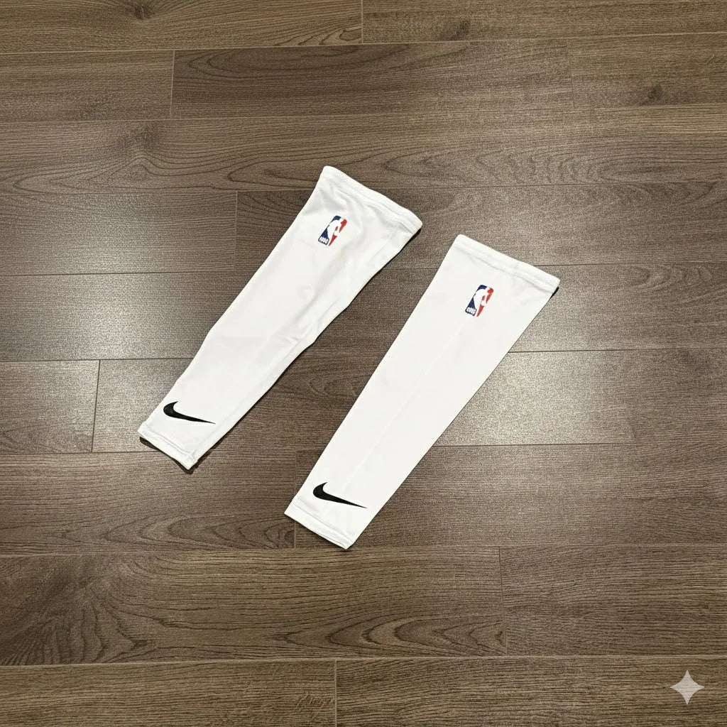 Elite Pro White Compression Shooting Sleeve